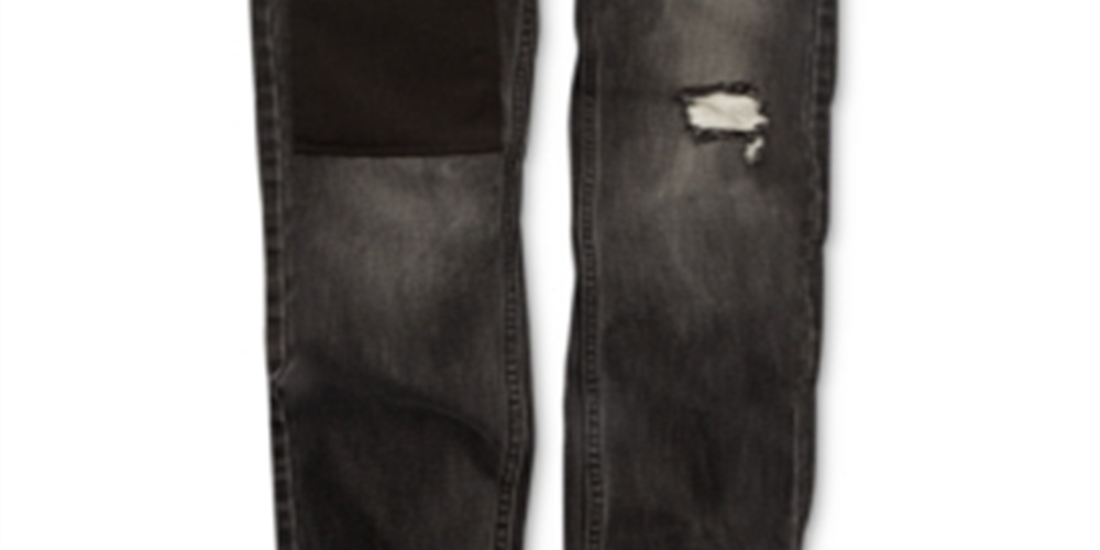 Levi's Big Boy's 511 Slim Fit Warp Stretch Patches Jeans Black Size 14R 27X27