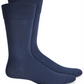 Perry Ellis Men's Socks Microluxe Flat Knit Socks Navy Size 7-12