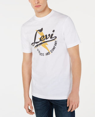 Levi's Men's Logo T-Shirt White Size Small