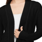 Alfani Women's Long Sleeve Open Cardigan Sweater Black Size X-Large