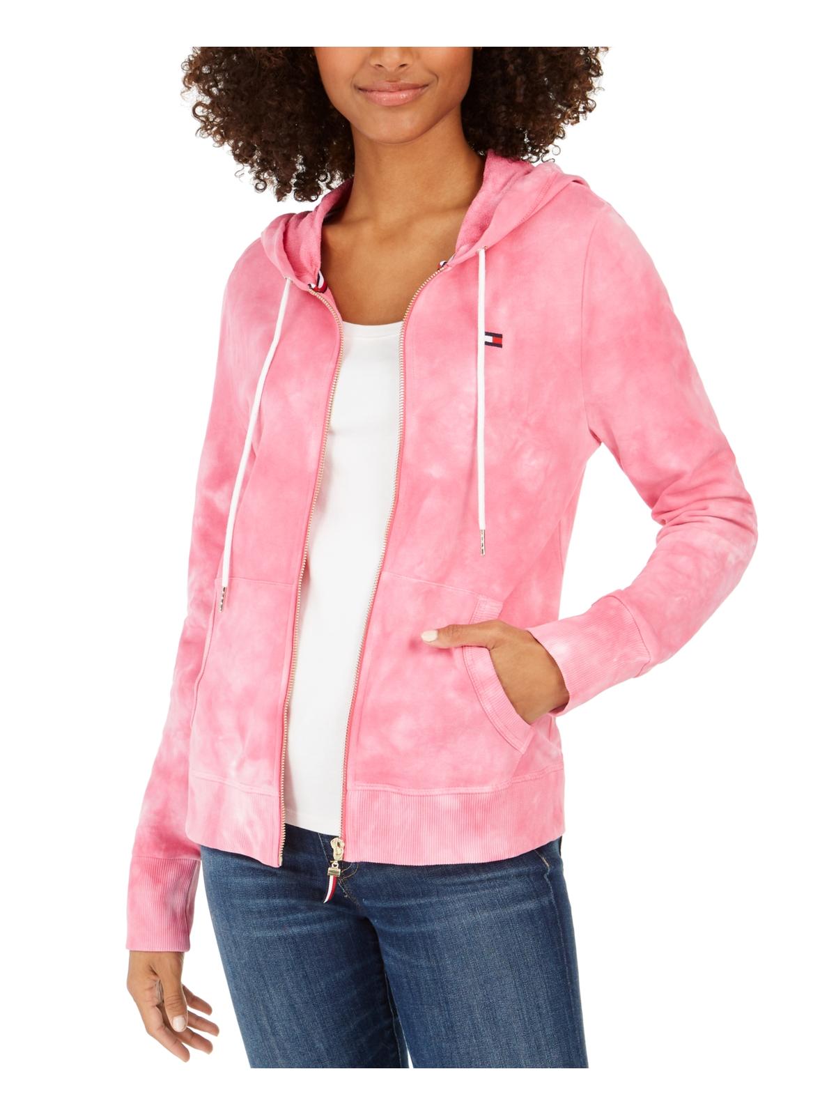 Tommy Hilfiger Women's Hoodie Sweatshirt Pink Size Small