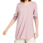 Eileen Fisher Women's High Low Tunic Pink Size Large