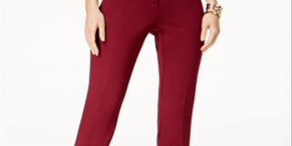 Alfani Women's Hollywood Skinny Pants Red Size 0 Petite