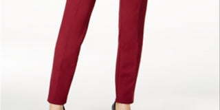 Alfani Women's Hollywood Skinny Pants Red Size 0 Petite