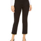 Alfani Women's Metallic Hem Ankle Pants Black Size 10 Petite