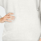 INC International Concepts Women's Dolman Sleeves Jewel Neck Pullover Sweater White Size Small