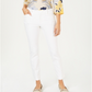 Charter Club Women's Solid Newport Slim Leg Pants White Size 4 Petite