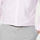 Tasso Elba Men's Regular Fit Button Front French Cuff Shirt Pink Size XL