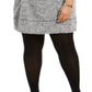 Robbie Bee Women's Plus Cowl Short Sweaterdress Gray Size 1X
