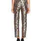 Vince Camuto Women's Animal Print Party Pants Gray Size 14