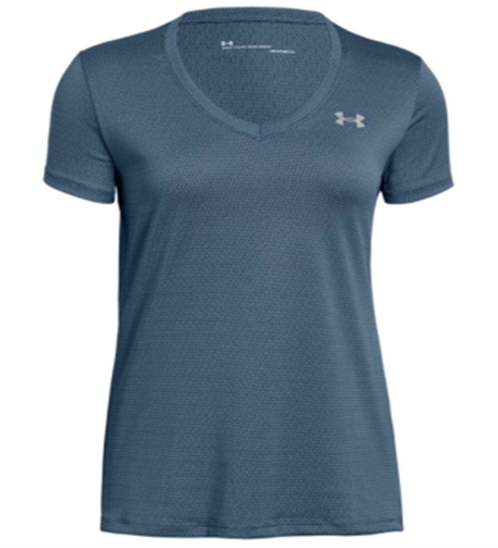 Under Armour Women's Tech SSV Ticker Tee Gray Size S