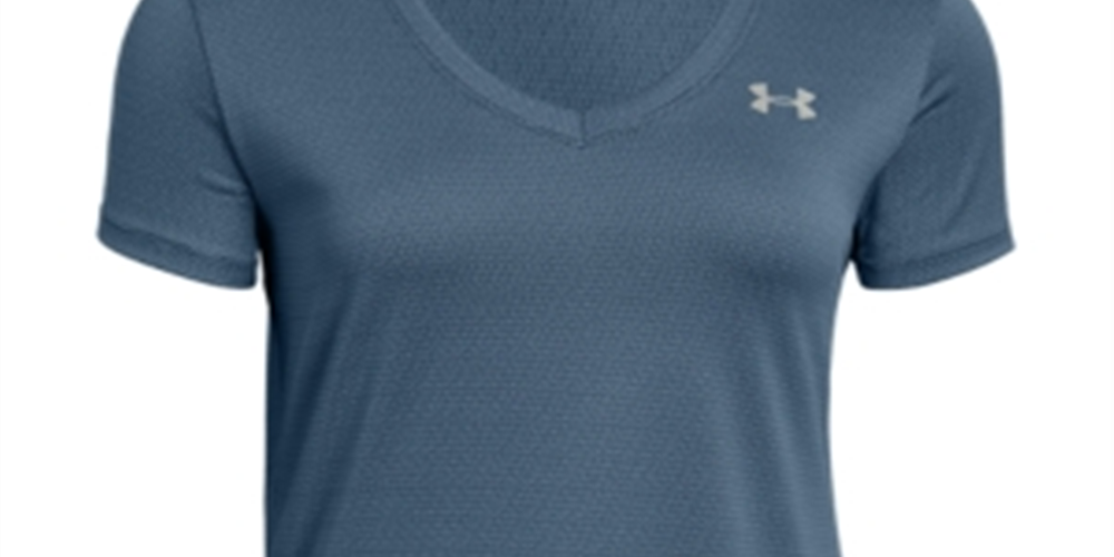 Under Armour Women's Tech SSV Ticker Tee Gray Size S