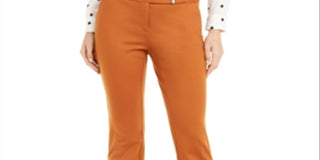 Alfani Women's Straight Leg Evening Pants Orange Size 6