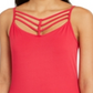Thalia Sodi Women's Ladder Trim Tank Top Red Size Small