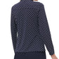 Tommy Hilfiger Women's Polka Dot Button up Shirt Blue Size Small