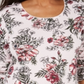 Karen Scott Women's Scoop Neck Printed Top White Size Large