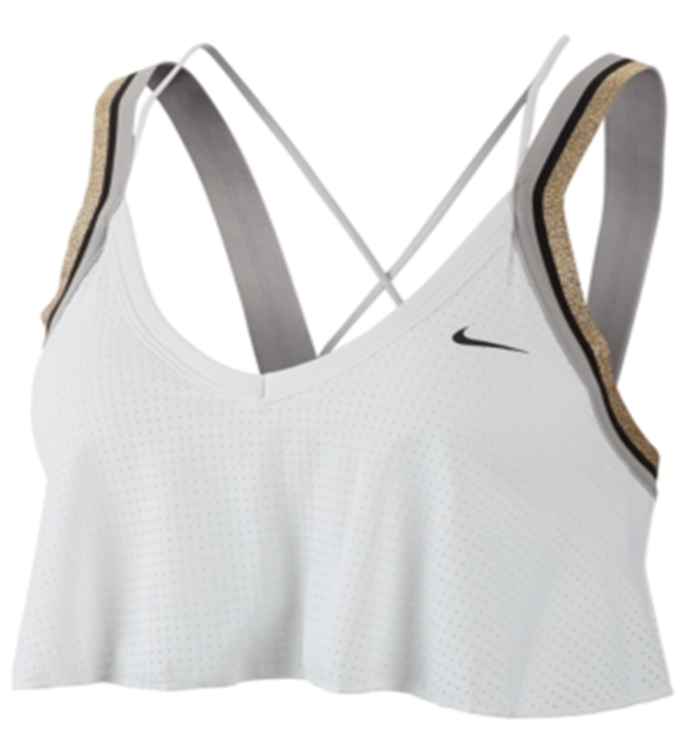 Nike Women's Indy Light Support Fitness Sports Bra White Size Small