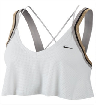 Nike Women's Indy Light Support Fitness Sports Bra White Size Small