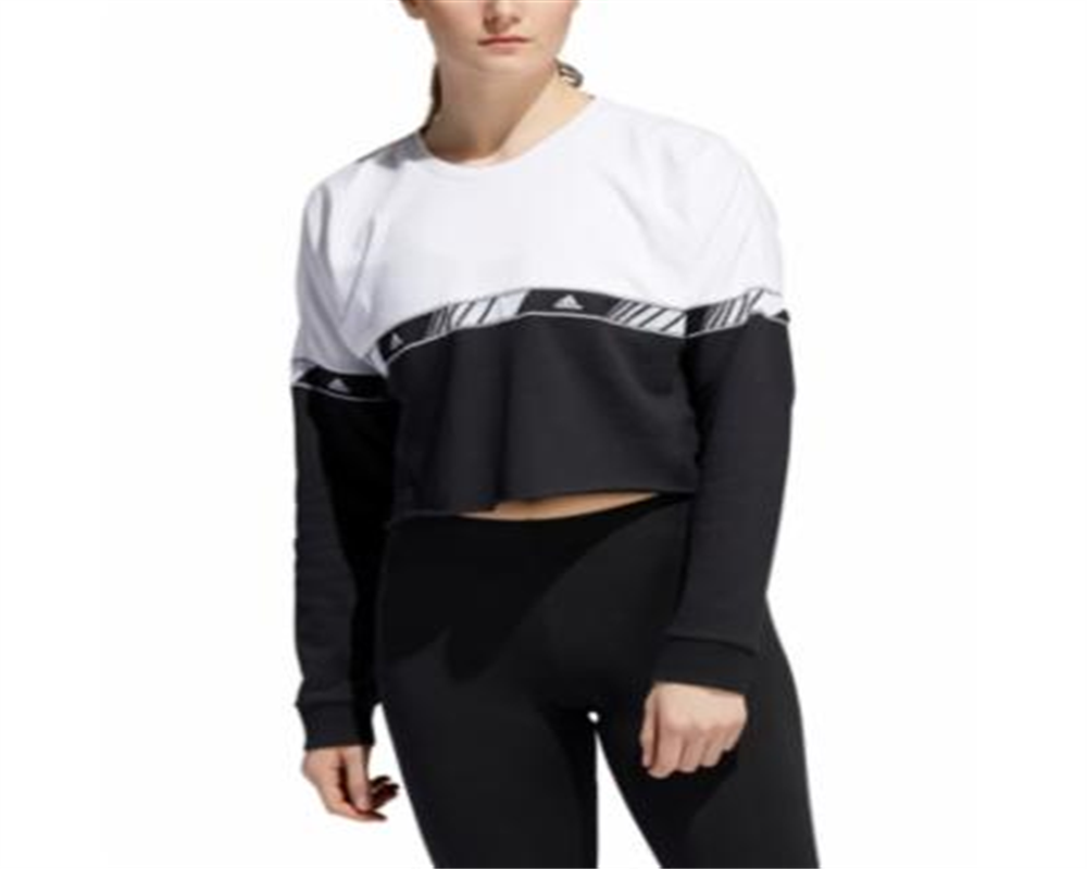 Adidas Women's Hyper Crew Sweatshirt White Size S