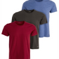 Calvin Klein Men's Crew Neck Classic Fit 3 pack T- Shirt Purple Size Small