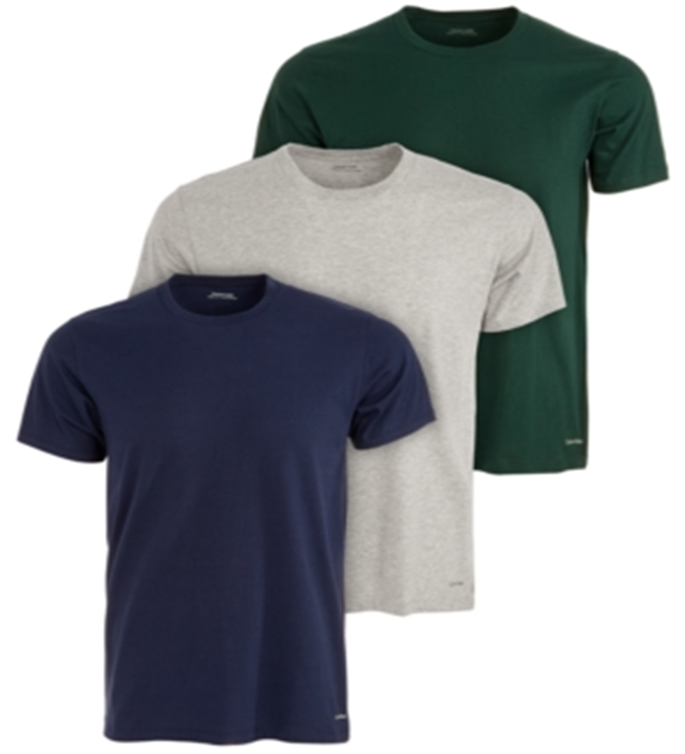 Calvin Klein Men's Crew Neck Classic Fit 3 pack T- Shirt Blue Size X-Large