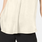 Alfani Women's Satin V-Neck Tank Top Yellow Size X-Large
