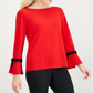 Charter Club Petite Tie-Detail Sweater Red Size Petite XL
