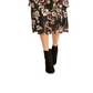 Rachel Roy Women's Valia Printed Tiered Dress Black Size XL