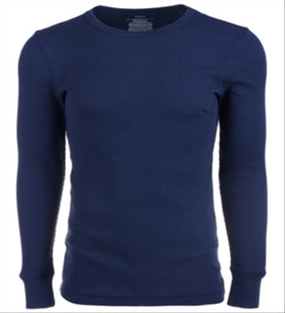 Alfani Men's Big & Tall Long Sleeve Thermal Shirt Blue Size 2X