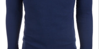 Alfani Men's Big & Tall Long Sleeve Thermal Shirt Blue Size 2X