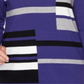 Alfred Dunner Women's Pullover Sweaters Mallard Color Block Sweater Blue Size Petite XL