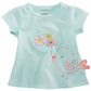 First Impressions Baby Girl's Spring Graphic T-Shirt Blue Size 18 Months