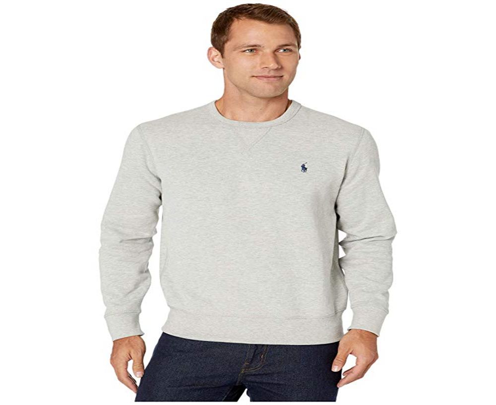 Polo Ralph Lauren Men's  Fleece Crewneck Sweatshirt Gray Size Small