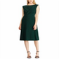 Ralph Lauren Women's Pleated Jersey Dress Green- Size -12