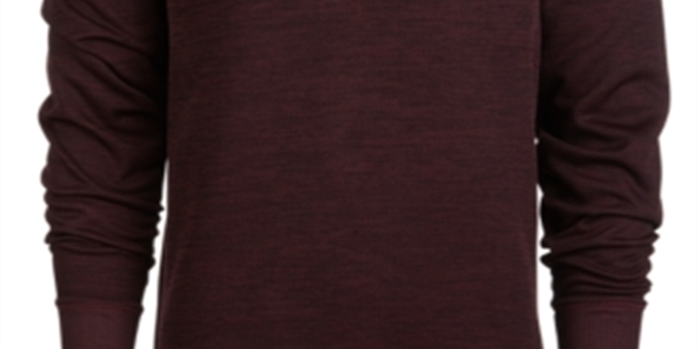 Attack Life by Greg Norman Men's Herringbone 1/4 Zip up Pullover Red Size Medium