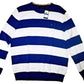 Tommy Hilfiger Men's Signature Rugby Striped Sweater Blue Size XL