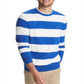 Tommy Hilfiger Men's Signature Rugby Striped Sweater Blue Size XL
