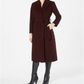 Forecaster Women's Wool Blend Long Maxi Coat Red Size 18