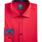 Society of Threads Men's Dress Shirt Red Size Medium