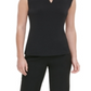 Calvin Klein Sleeveless Keyhole Top Black Size XL