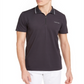 Calvin Klein Men's Move 365 Zip Polo Shirt Gray Size XS