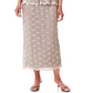 R & M Richards Women's Sequined with Jacket Scoop Neck MIDI Evening Dress Brown Size 14