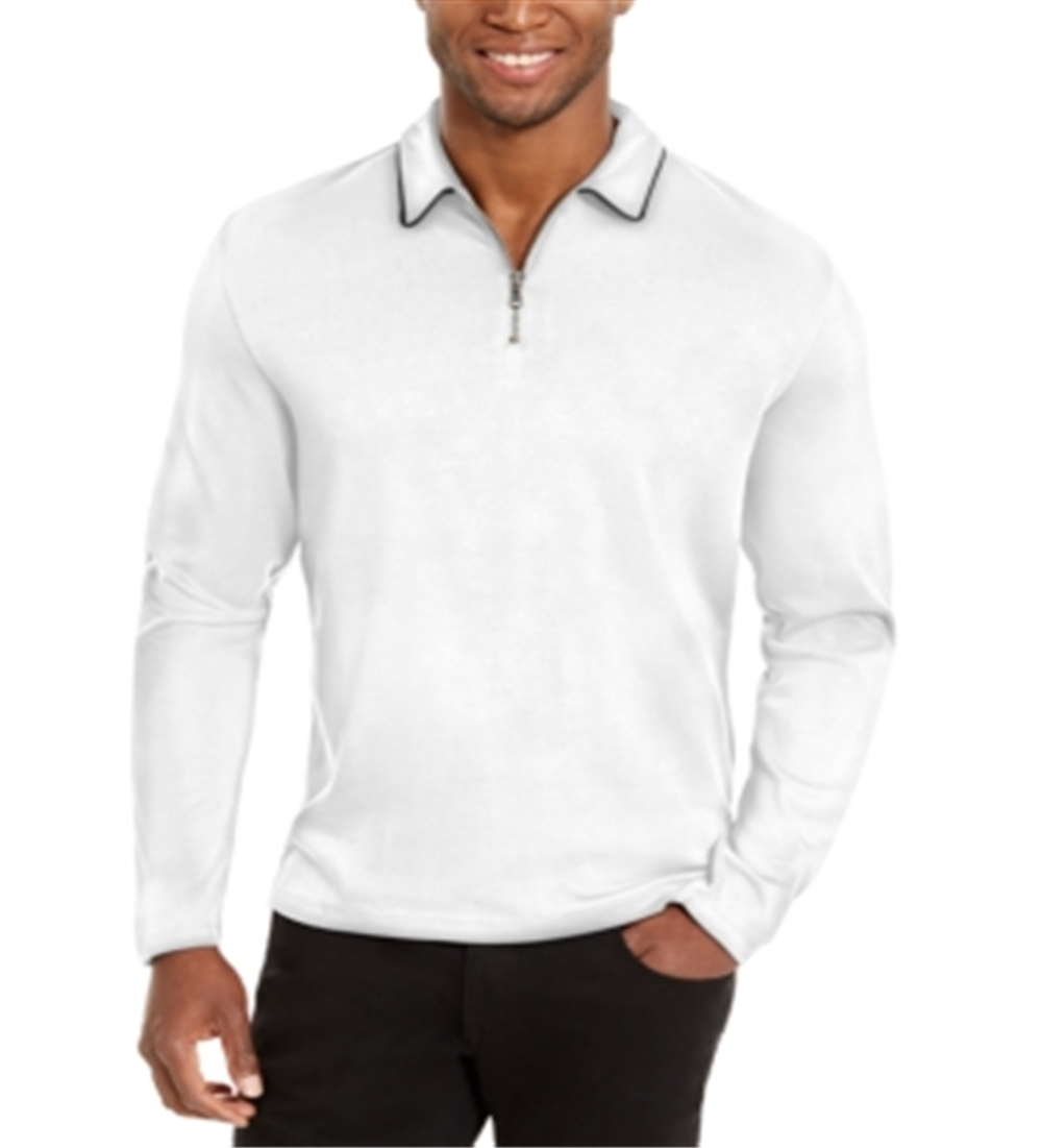 INC International Concepts Men's Regular Fit Polo Shirt  White Size XXX-Large