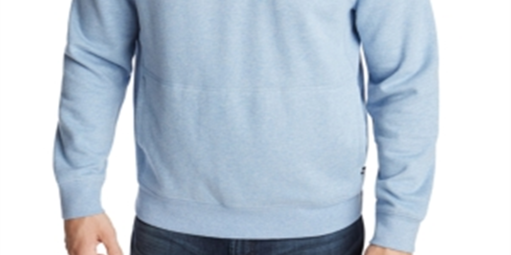 Nautica Sueded Fleece Quarter Zip Pullover Navy Size XL