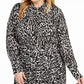 Alfani Women's Plus Printed Shirtdress Black Size 24W
