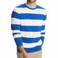 Tommy Hilfiger Men's Signature Rugby Striped Sweater Blue Size XXL