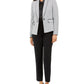 Le Suit Women's Houndstooth Professional Pant Suit Black Size 12