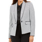 Le Suit Women's Houndstooth Professional Pant Suit Black Size 12