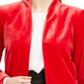 Calvin Klein Women's Evening Blazer Jacket Petites Red Size 14P