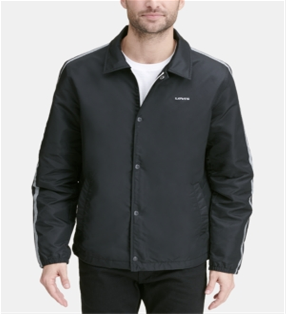 Levi's Men's Reflective Coaches Jacket Black Size X-Large